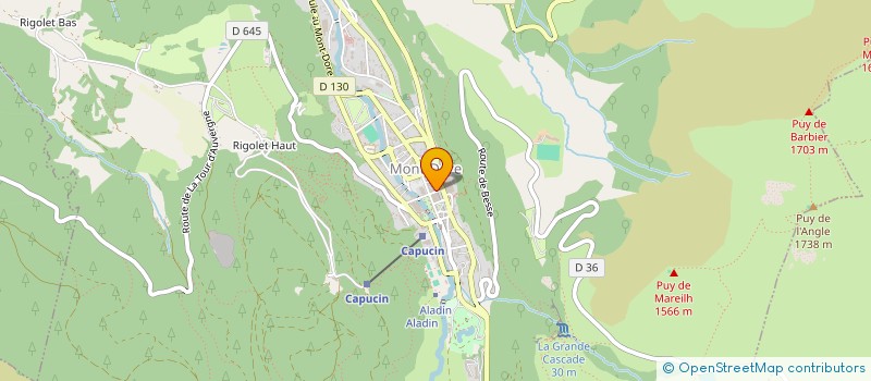 localisation de l'entreprise SOLUTO L'ATELIER N7  LA BOURBOULE