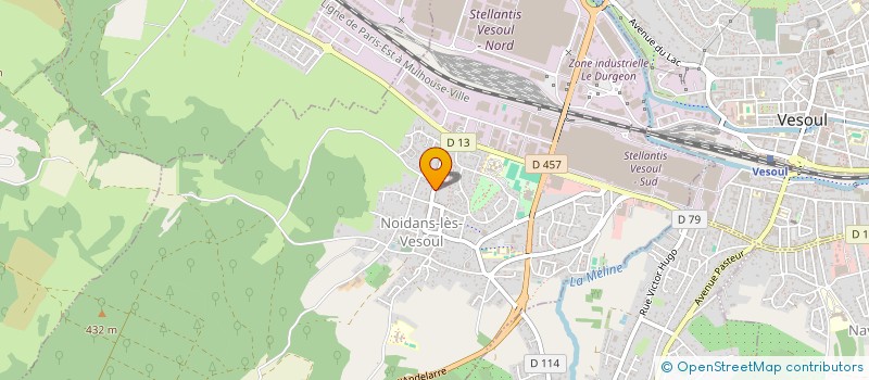 localisation de l'entreprise SOLUTRANS à NOIDANS-LES-VESOUL