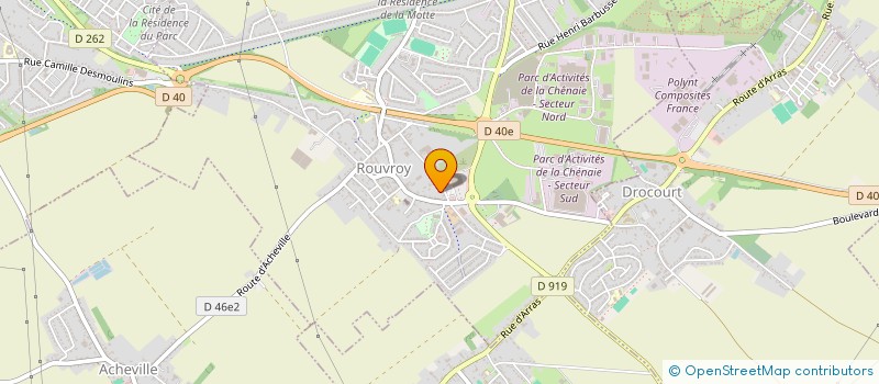 localisation de l'entreprise SOLUTRANS TP  ROUVROY