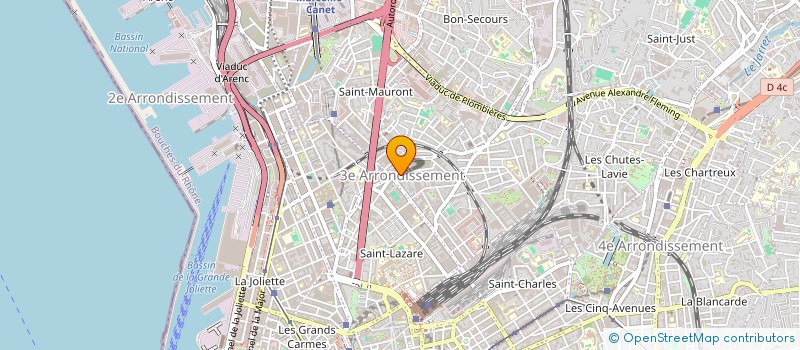 localisation de l'entreprise SOLUTRIX à MARSEILLE