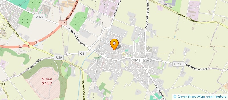 localisation de l'entreprise SOLUTYON  MALISSARD