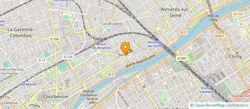 localisation de l'entreprise SOLUTYS PROTECTION SECURITE PRIVEE à COURBEVOIE