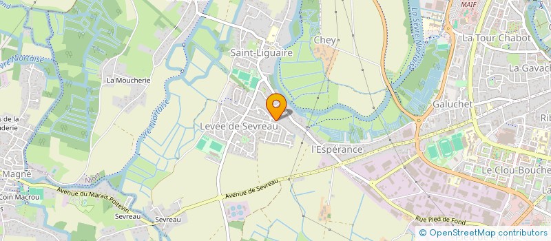 localisation de l'entreprise SOLUVIA  NIORT