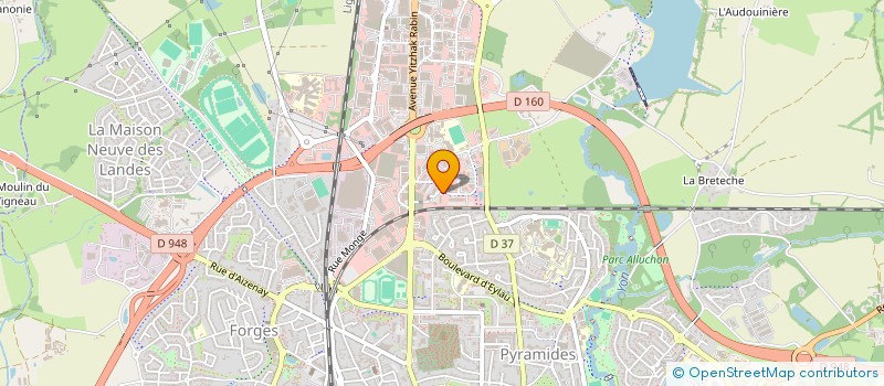 localisation de l'entreprise SOLUVISIO à LA ROCHE-SUR-YON