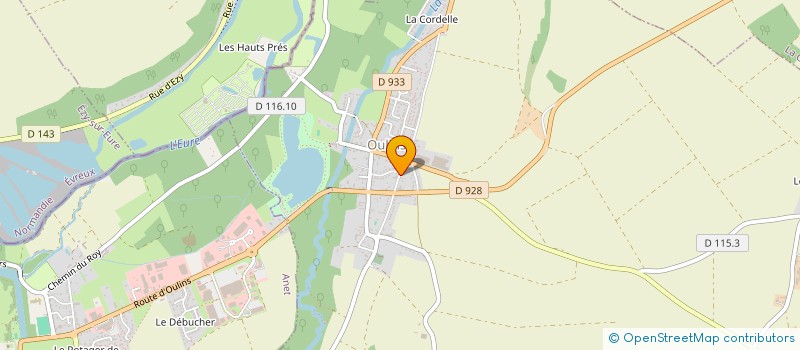 localisation de l'entreprise SOLUXE à LA CHAUSSEE D'IVRY