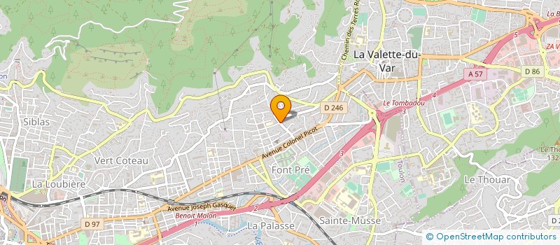 localisation de l'entreprise SOLUZEO à TOULON