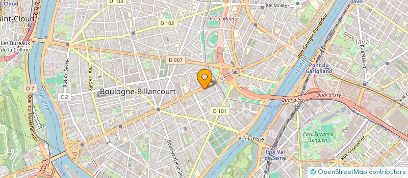 localisation de l'entreprise SOLVAIN à BOULOGNE-BILLANCOURT