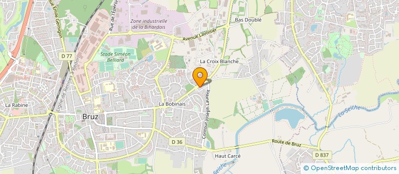 localisation de l'entreprise SOLVALOR à BRUZ