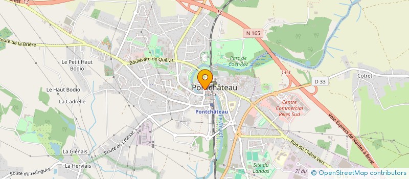 localisation de l'entreprise SOLVEA  PONTCHATEAU