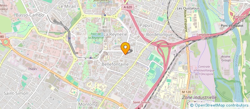 localisation de l'entreprise SOLVEA à TOULOUSE
