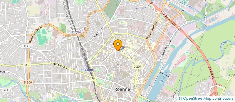 localisation de l'entreprise SOLVEDIS à ROANNE