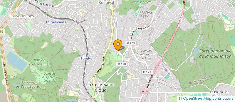 localisation de l'entreprise SOLVEIG PRESSE PRODUCTIONS  LA CELLE-SAINT-CLOUD