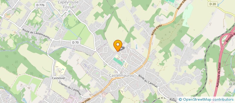 localisation de l'entreprise SOLVEJE  CASTELMAUROU