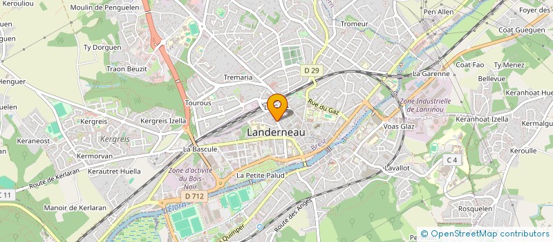 localisation de l'entreprise SOLVENDI à LANDERNEAU