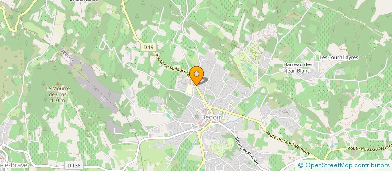 localisation de l'entreprise SOLVENTOUX  BEDOIN