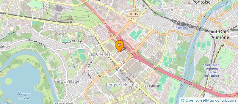 localisation de l'entreprise SOLVENTUM PURIFICATION  CERGY