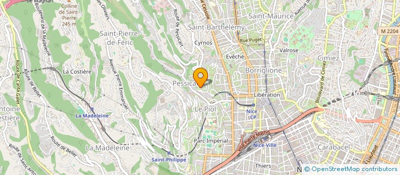 localisation de l'entreprise SOLVEO  NICE