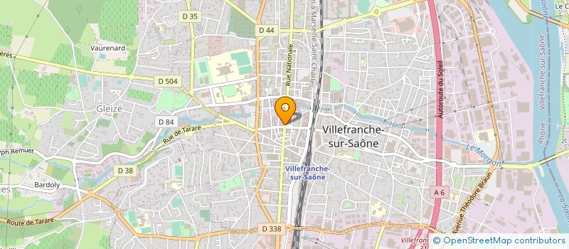 localisation de l'entreprise SOLVIUM à VILLEFRANCHE-SUR-SAONE