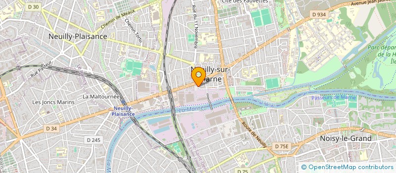 localisation de l'entreprise SOLVO DATA à NEUILLY-SUR-MARNE