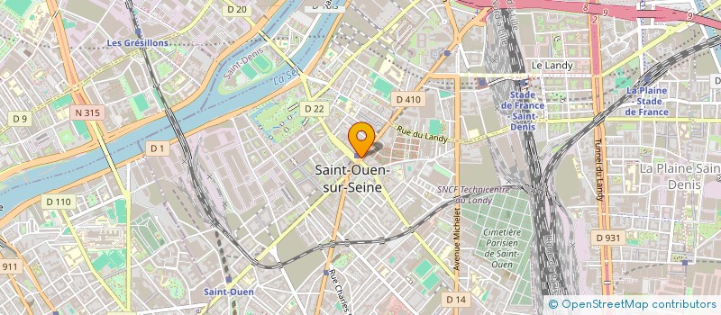 localisation de l'entreprise SOLWEIG BTP à SAINT-OUEN-SUR-SEINE