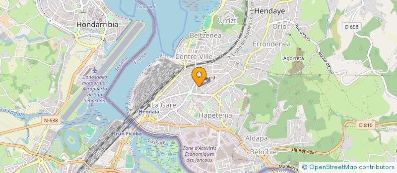 localisation de l'entreprise SOLWEIG CHARPENTIER AUTOMOTIVE à HENDAYE