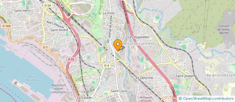 localisation de l'entreprise SOLY ANIMATION à MARSEILLE
