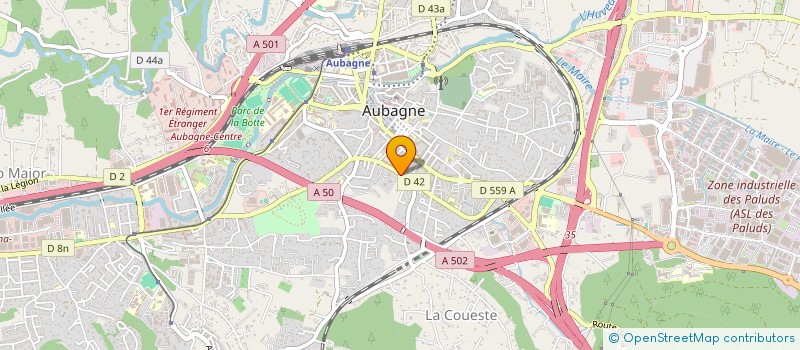 localisation de l'entreprise SOLYA à AUBAGNE