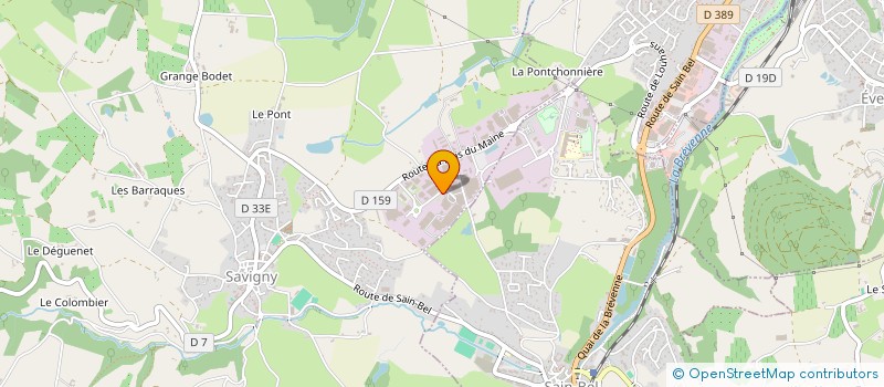 localisation de l'entreprise SOLYAP à SAVIGNY