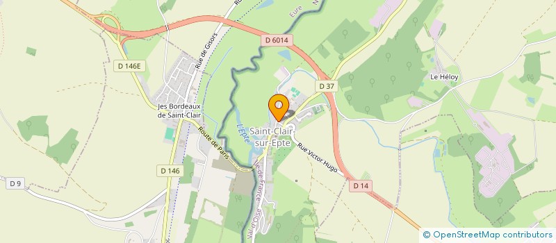 localisation de l'entreprise SOLYARIS  SAINT-CLAIR-SUR-EPTE