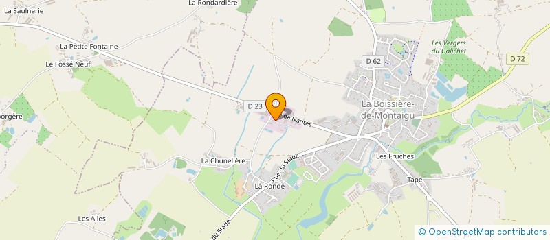 localisation de l'entreprise SOLYCA à LA BOISSIERE-DE-MONTAIGU
