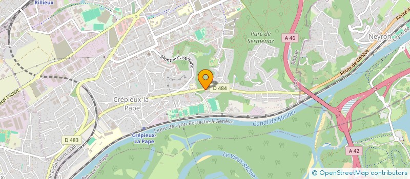 localisation de l'entreprise SOLYCANE à RILLIEUX-LA-PAPE