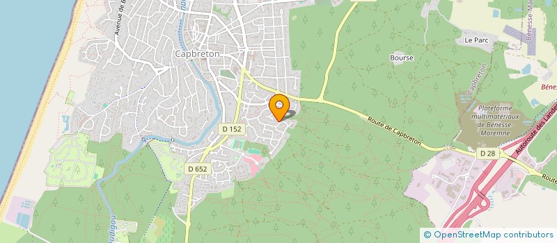 localisation de l'entreprise SOLYCATE  CAPBRETON