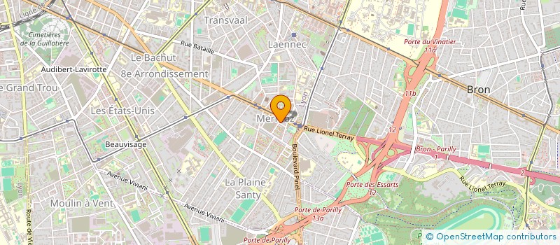 localisation de l'entreprise SOLYCOBAT  LYON