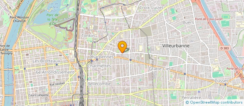 localisation de l'entreprise SOLYCOGIM  VILLEURBANNE