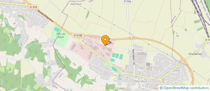 localisation de l'entreprise SOLYDE  HEYRIEUX