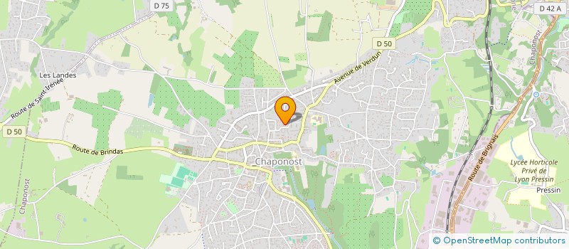 localisation de l'entreprise SOLYELEC  CHAPONOST