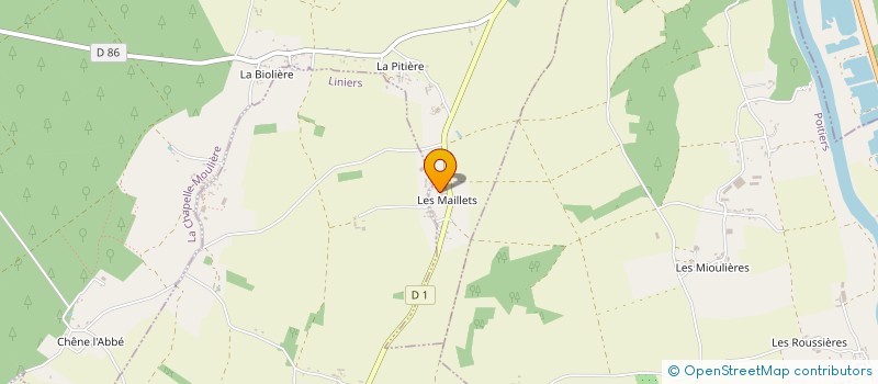 localisation de l'entreprise SOLYENERGIE  LA CHAPELLE-MOULIERE