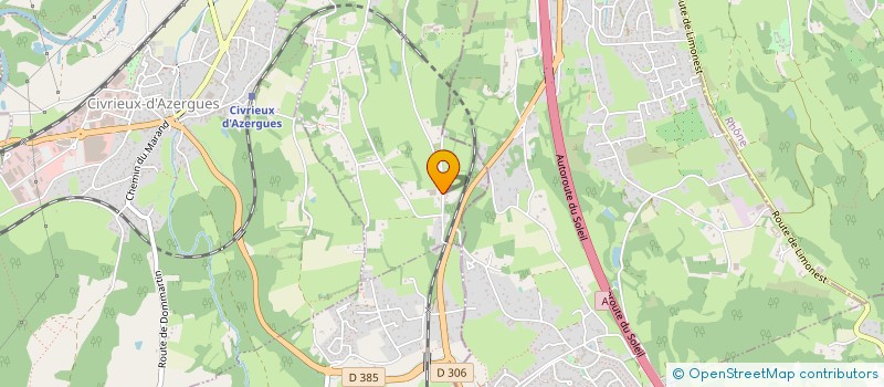 localisation de l'entreprise SOLYEV  MARCILLY-D'AZERGUES
