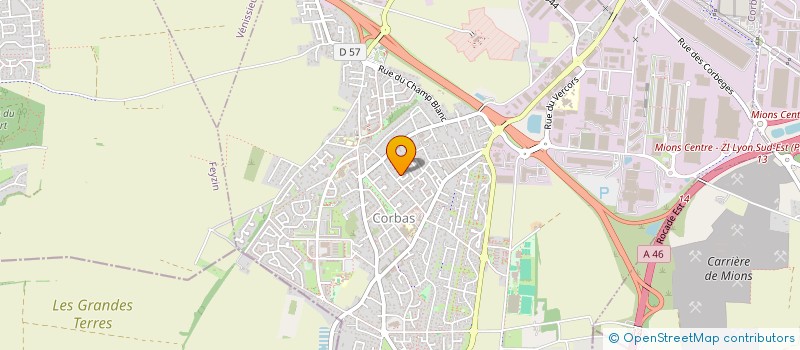 localisation de l'entreprise SOLYFROID  CORBAS