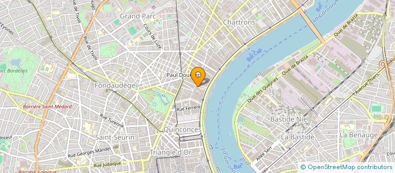 localisation de l'entreprise SOLYLEND à BORDEAUX
