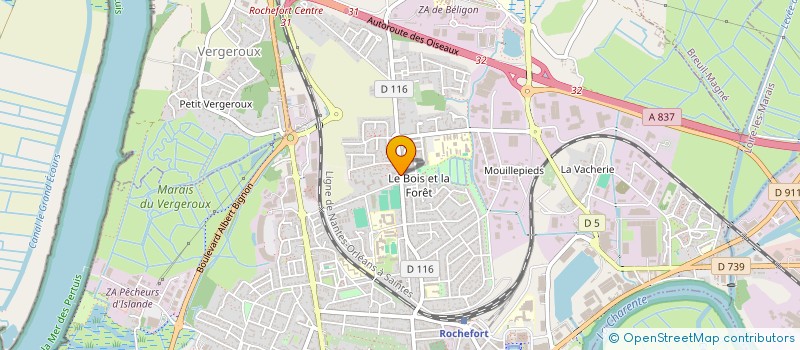 localisation de l'entreprise SOLYMAR  ROCHEFORT