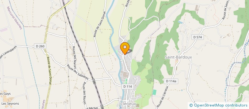 localisation de l'entreprise SOLYN IMMO  CLERIEUX