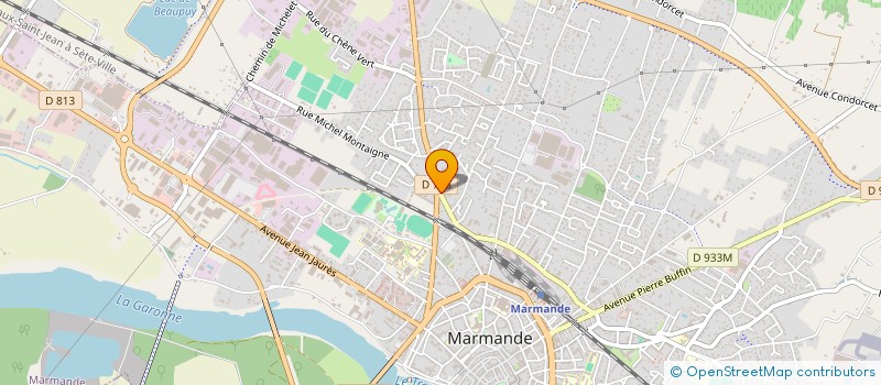 localisation de l'entreprise SOLYNE  MARMANDE