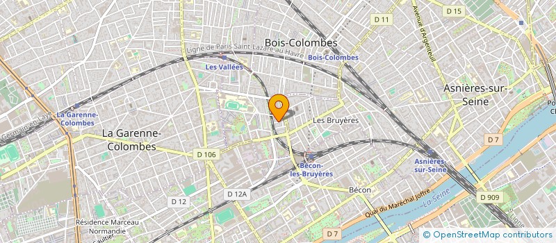 localisation de l'entreprise SOLYO à BOIS-COLOMBES