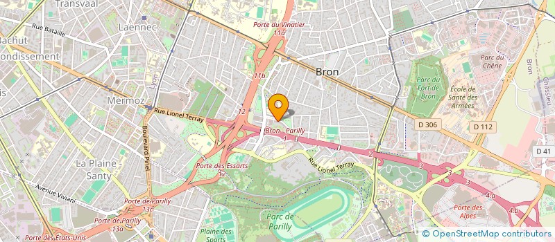 localisation de l'entreprise SOLYPLUS ENERGY à BRON