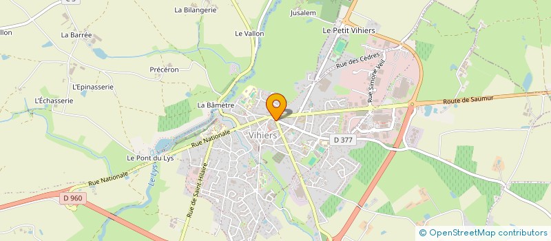 localisation de l'entreprise SOLYSEOL à LYS-HAUT-LAYON