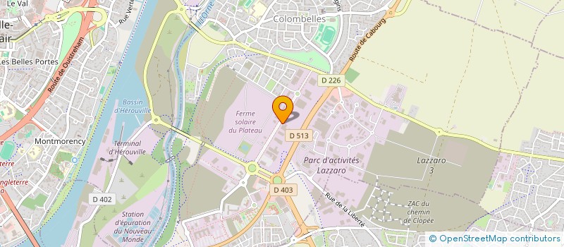 localisation de l'entreprise SOLYVE à COLOMBELLES