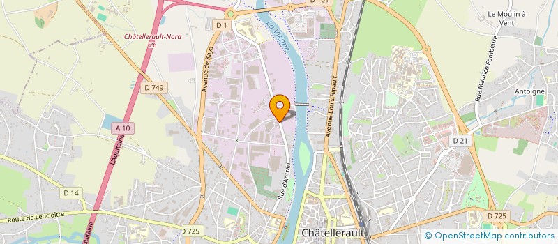 localisation de l'entreprise SOM à CHATELLERAULT