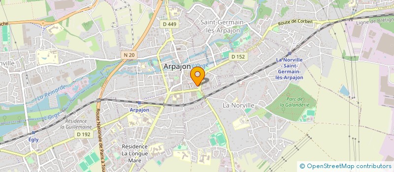 localisation de l'entreprise SOM BATI à ARPAJON