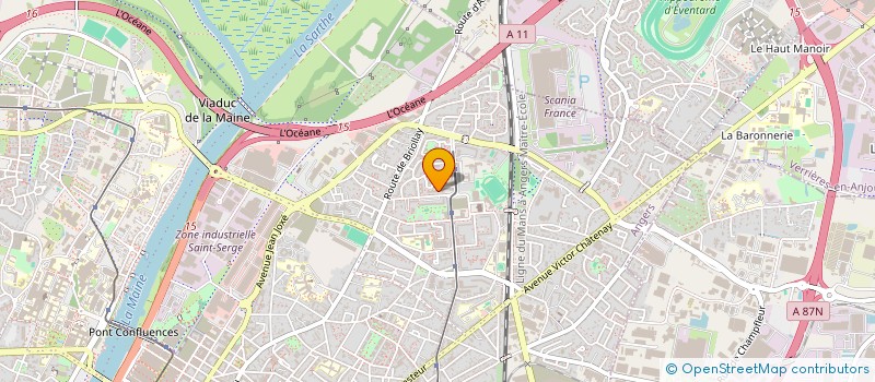 localisation de l'entreprise SOM CONSCTRUCTION  ANGERS
